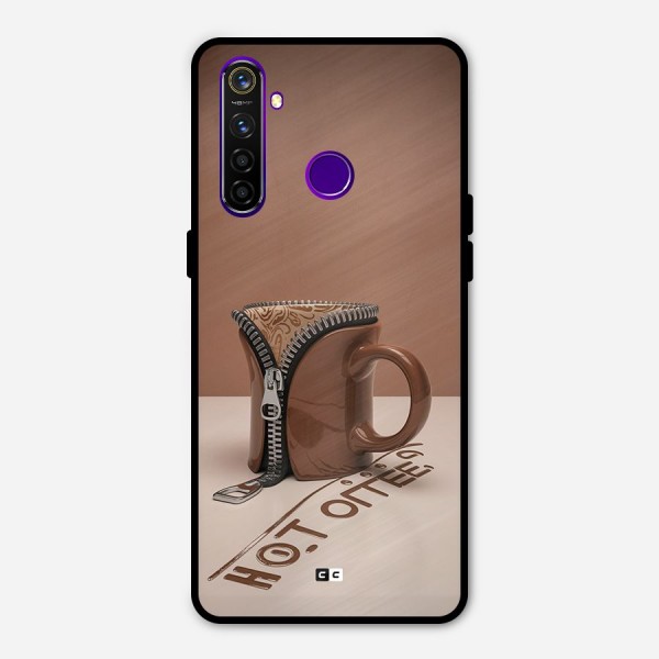 Hot Coffee Metal Back Case for Realme 5 Pro