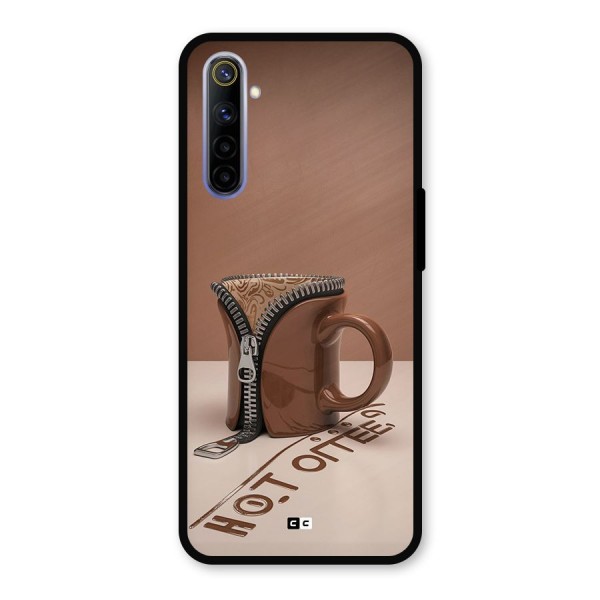 Hot Coffee Metal Back Case for Realme 6