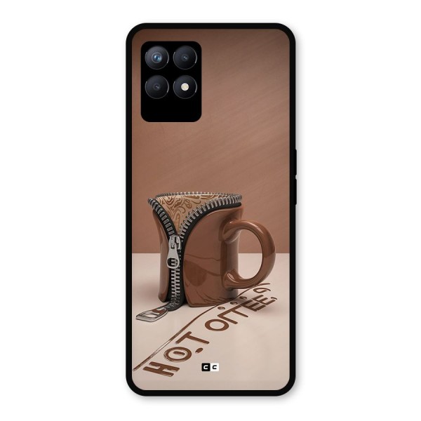 Hot Coffee Metal Back Case for Realme 8i