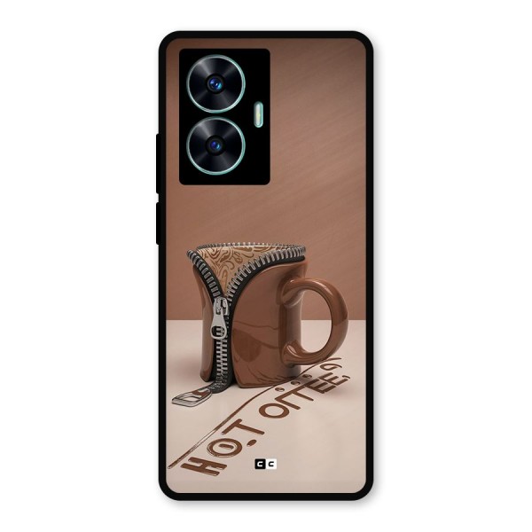 Hot Coffee Metal Back Case for Realme C55