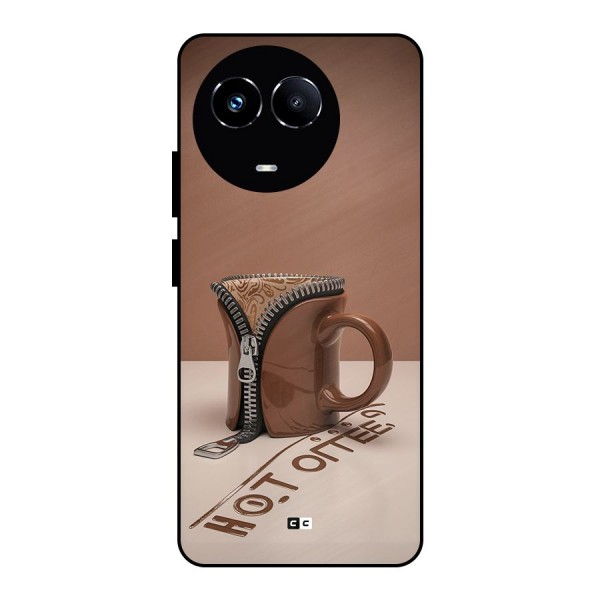 Hot Coffee Metal Back Case for Realme Narzo 60X