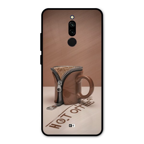 Hot Coffee Metal Back Case for Redmi 8