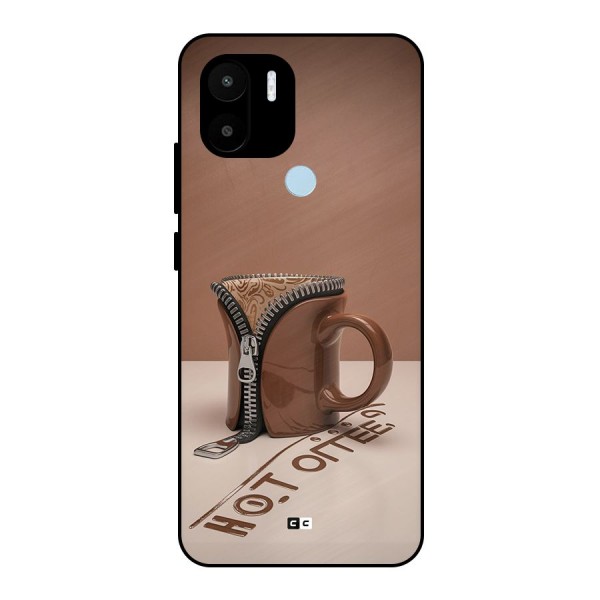 Hot Coffee Metal Back Case for Redmi A1 Plus