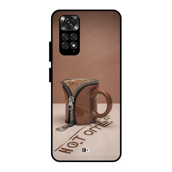Hot Coffee Metal Back Case for Redmi Note 11 Pro