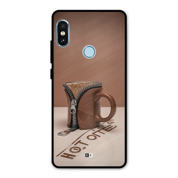 Hot Coffee Metal Back Case for Redmi Note 5 Pro