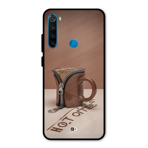 Hot Coffee Metal Back Case for Redmi Note 8