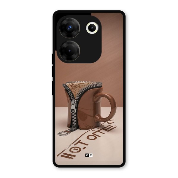 Hot Coffee Metal Back Case for Tecno Camon 20 Pro