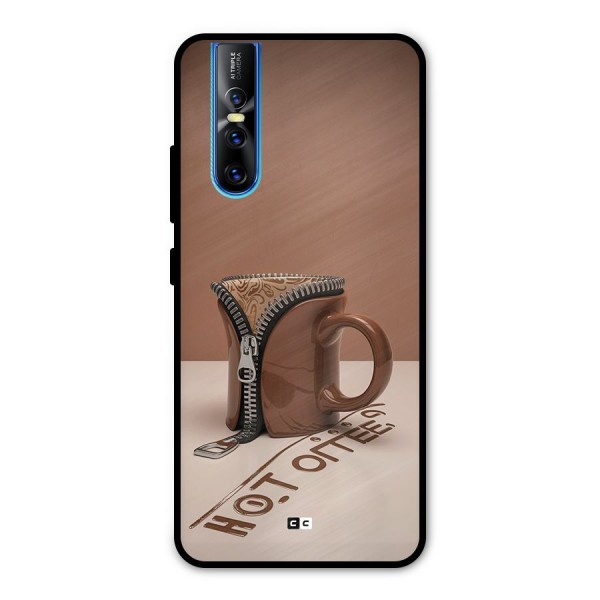 Hot Coffee Metal Back Case for Vivo V15 Pro