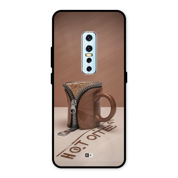 Hot Coffee Metal Back Case for Vivo V17 Pro