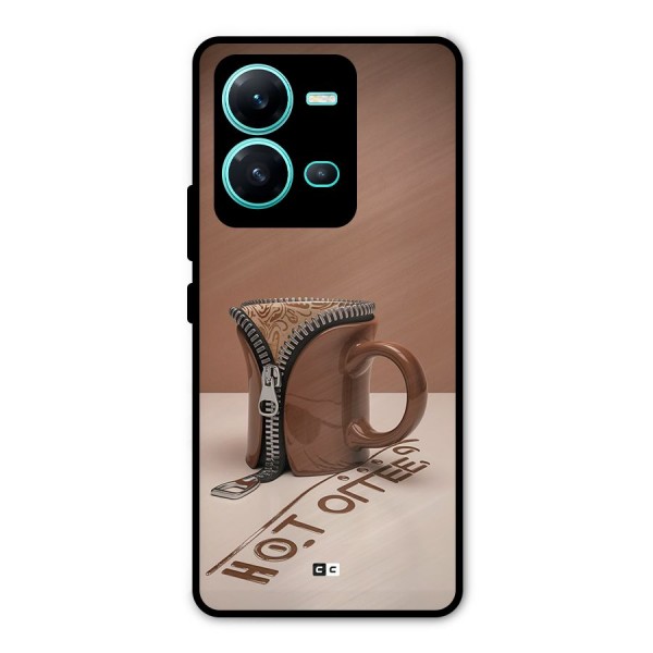 Hot Coffee Metal Back Case for Vivo V25