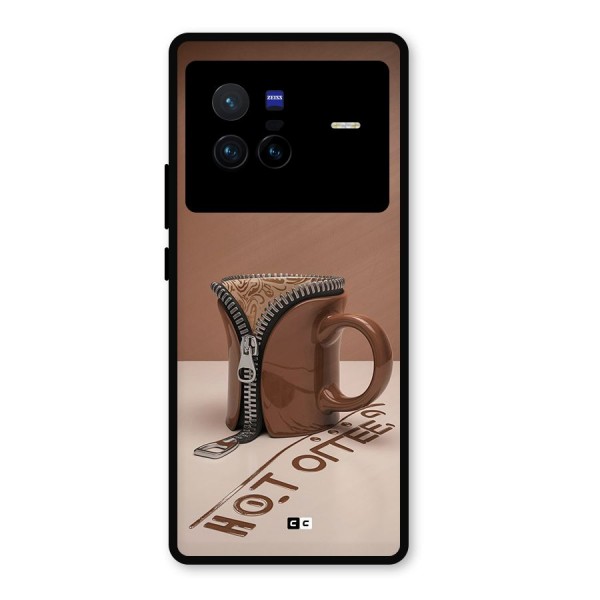 Hot Coffee Metal Back Case for Vivo X80