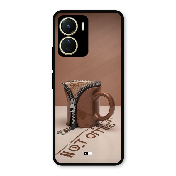 Hot Coffee Metal Back Case for Vivo Y16