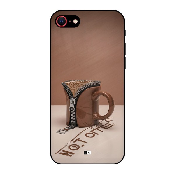 Hot Coffee Metal Back Case for iPhone 8