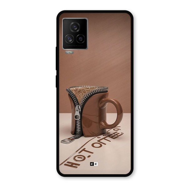 Hot Coffee Metal Back Case for iQOO 7 Legend 5G