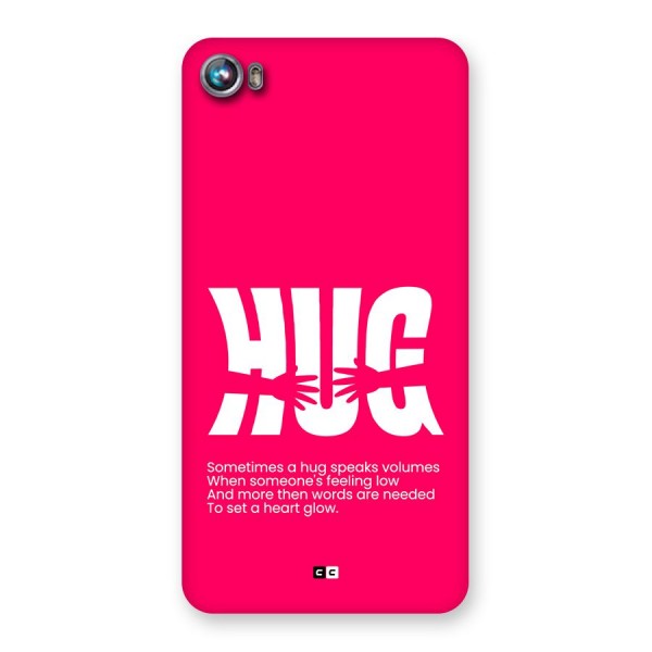 Hug Speaks Back Case for Canvas Fire 4 (A107)