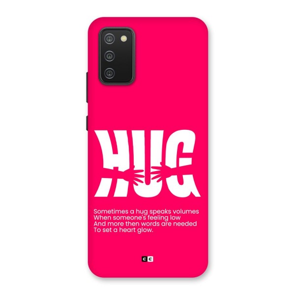 Hug Speaks Back Case for Galaxy M02s