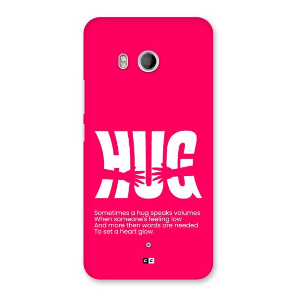 Hug Speaks Back Case for HTC U11