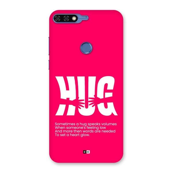 Hug Speaks Back Case for Honor 7C