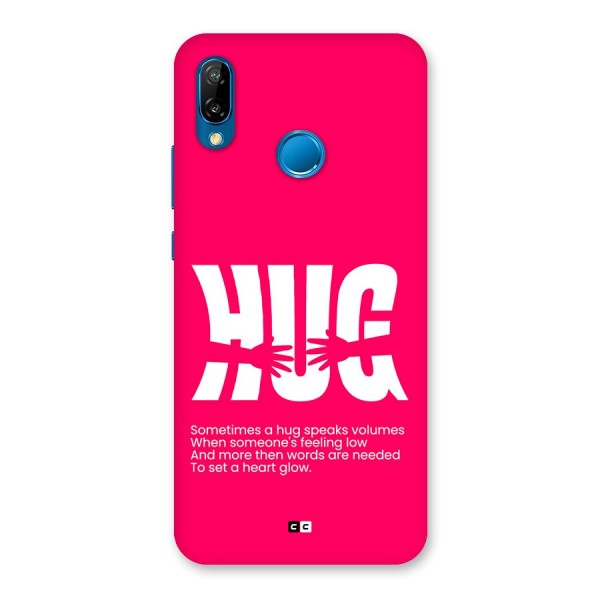 Hug Speaks Back Case for Huawei P20 Lite