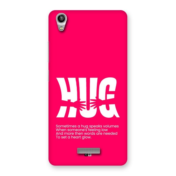 Hug Speaks Back Case for Lava Pixel V1