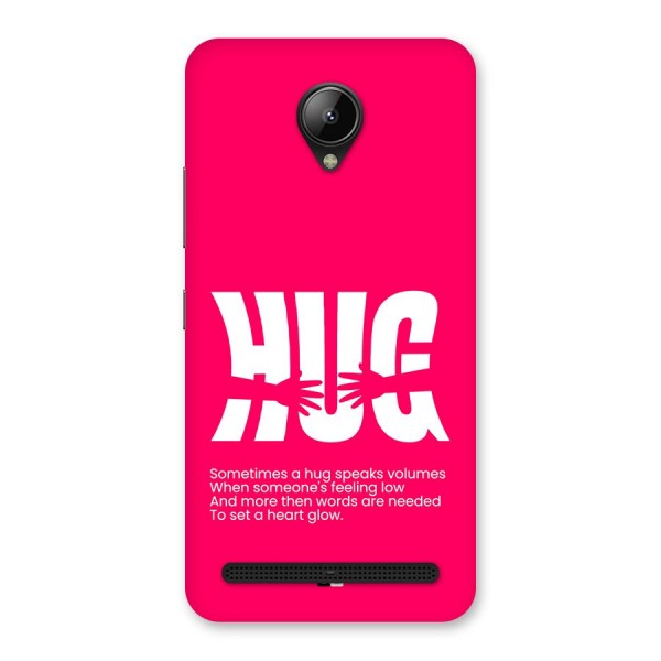 Hug Speaks Back Case for Lenovo C2