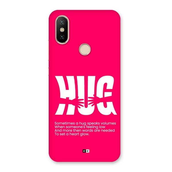 Hug Speaks Back Case for Mi A2