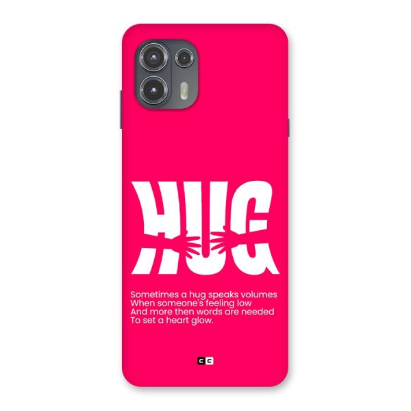 Hug Speaks Back Case for Motorola Edge 20 Fusion