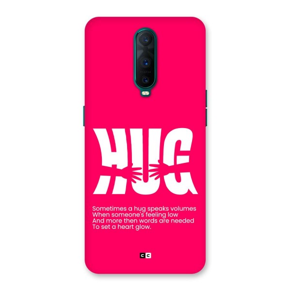 Hug Speaks Back Case for Oppo R17 Pro