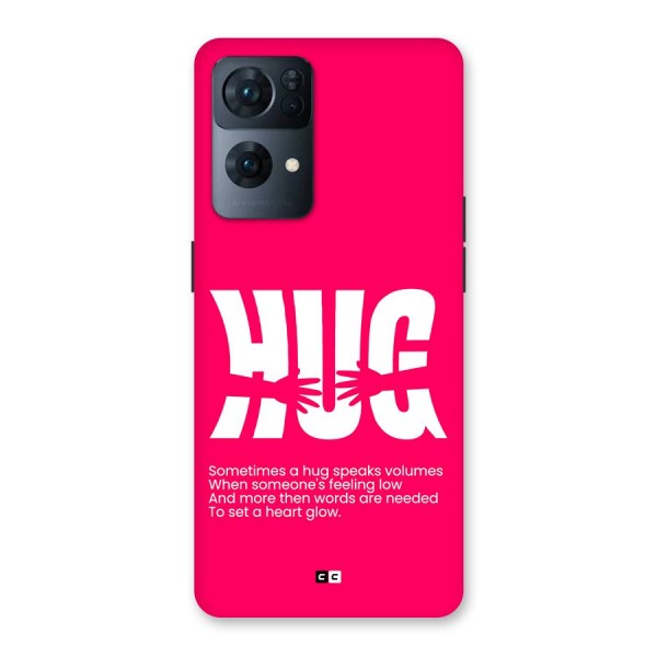 Hug Speaks Back Case for Oppo Reno7 Pro 5G