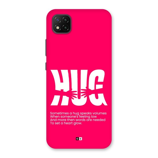 Hug Speaks Back Case for Poco C3