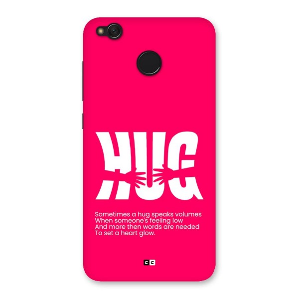 Hug Speaks Back Case for Redmi 4