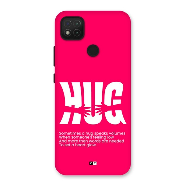 Hug Speaks Back Case for Redmi 9