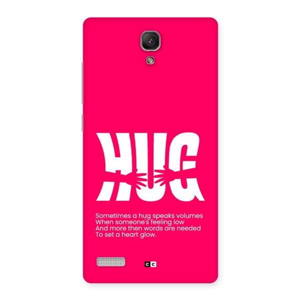 Hug Speaks Back Case for Redmi Note