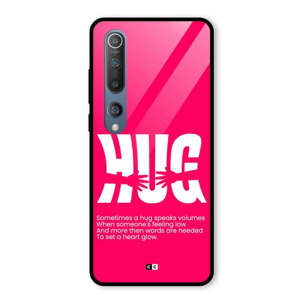 Hug Speaks Glass Back Case for Mi 10