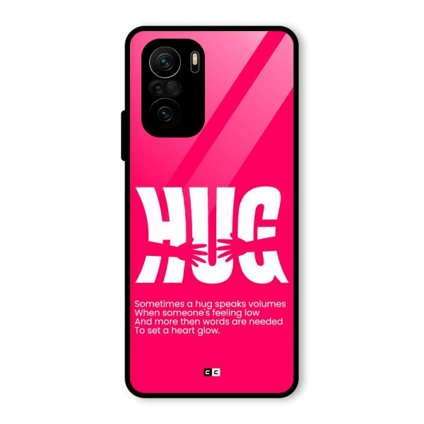 Hug Speaks Glass Back Case for Mi 11x