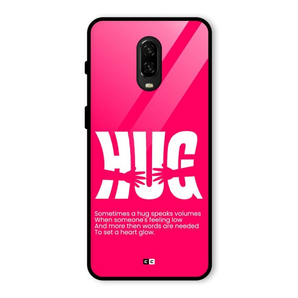 Hug Speaks Glass Back Case for OnePlus 6T