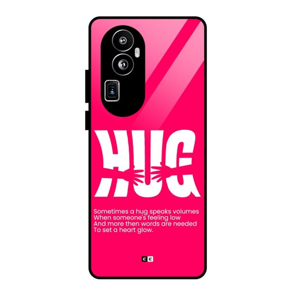 Hug Speaks Glass Back Case for Oppo Reno10 Pro Plus