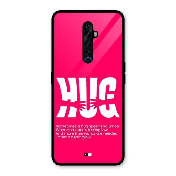 Hug Speaks Glass Back Case for Oppo Reno2 F