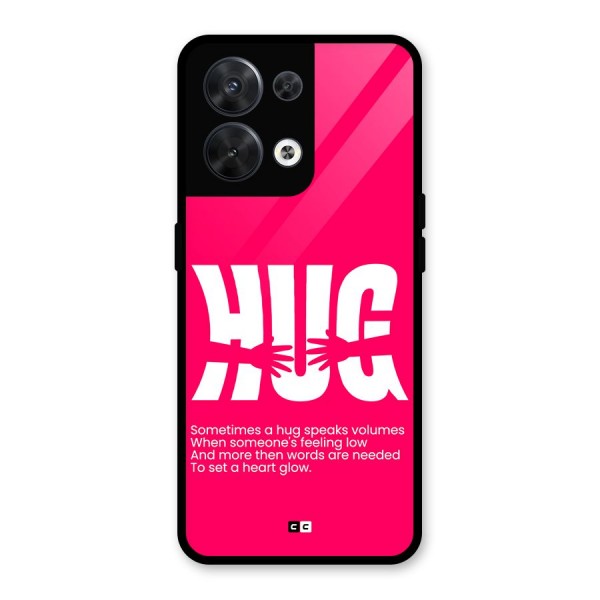 Hug Speaks Glass Back Case for Oppo Reno8 5G