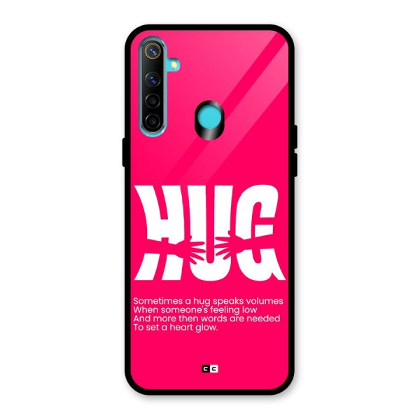 Hug Speaks Glass Back Case for Realme 5