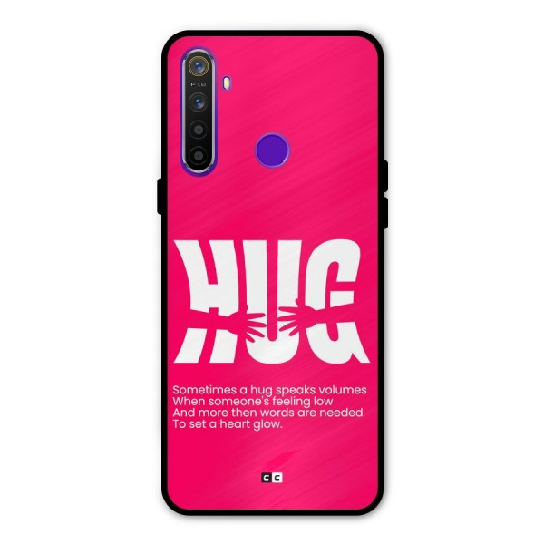 Hug Speaks Glass Back Case for Realme 5s