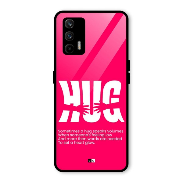 Hug Speaks Glass Back Case for Realme GT 5G