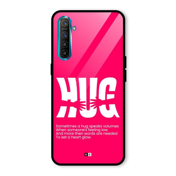 Hug Speaks Glass Back Case for Realme X2