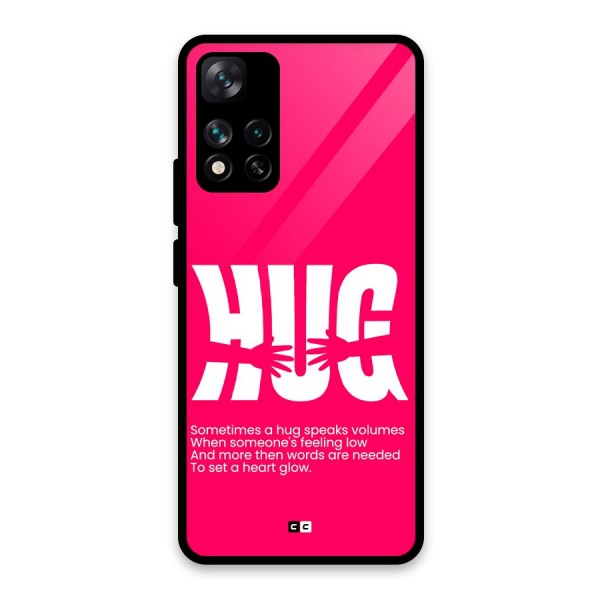 Hug Speaks Glass Back Case for Xiaomi 11i 5G