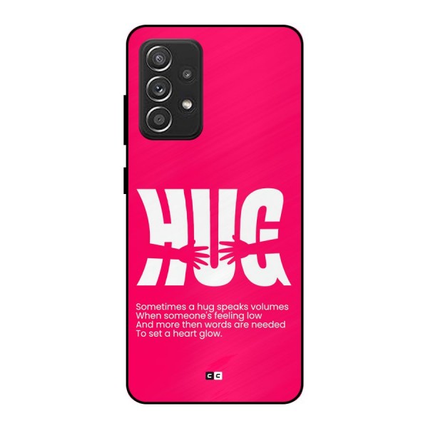 Hug Speaks Metal Back Case for Galaxy A52s 5G