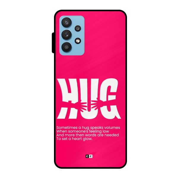 Hug Speaks Metal Back Case for Galaxy M32 5G