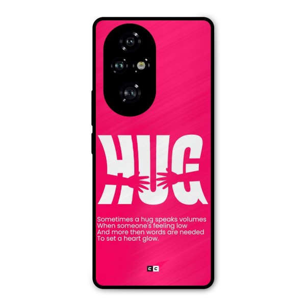 Hug Speaks Metal Back Case for Honor 200 Pro