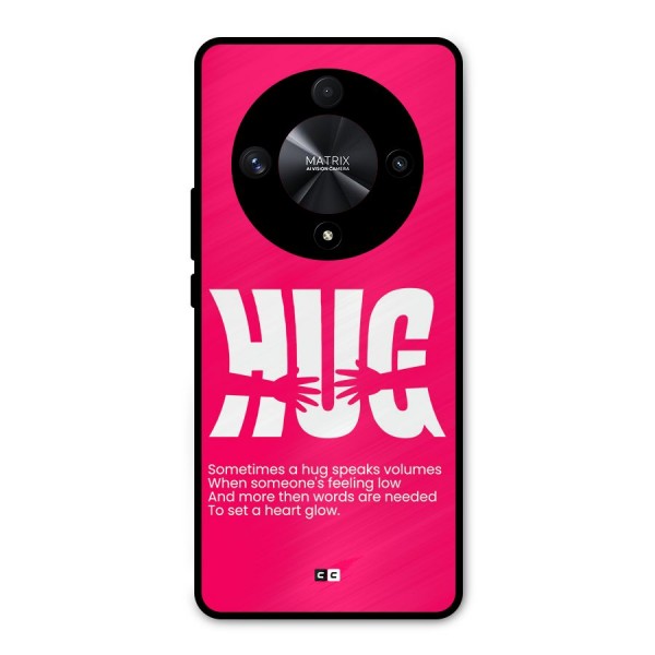 Hug Speaks Metal Back Case for Honor X9b