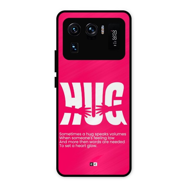 Hug Speaks Metal Back Case for Mi 11 Ultra