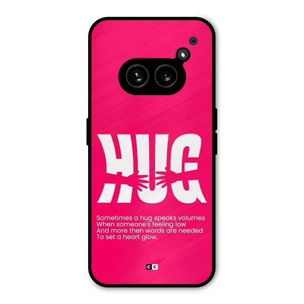 Hug Speaks Metal Back Case for Nothing Phone 2a Plus